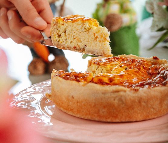 Quiche de Alho Poró