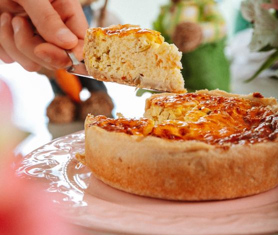 Quiche de Alho Poró