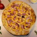 Pizza de Bacon com Milho