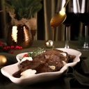 Filé mignon escalope ao molho Demi Glace