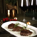 Filé mignon medalhão ao molho gorgonzola