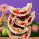 Ovo marmorizado com cereja