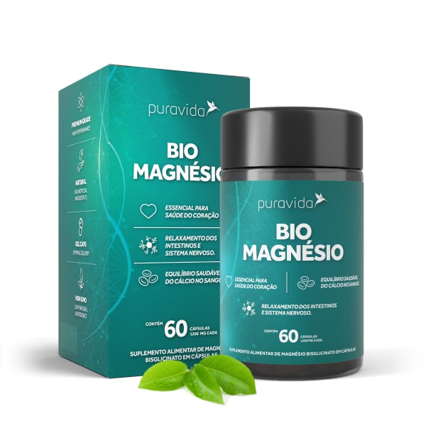 Bio Magnésio Puravida 60Caps