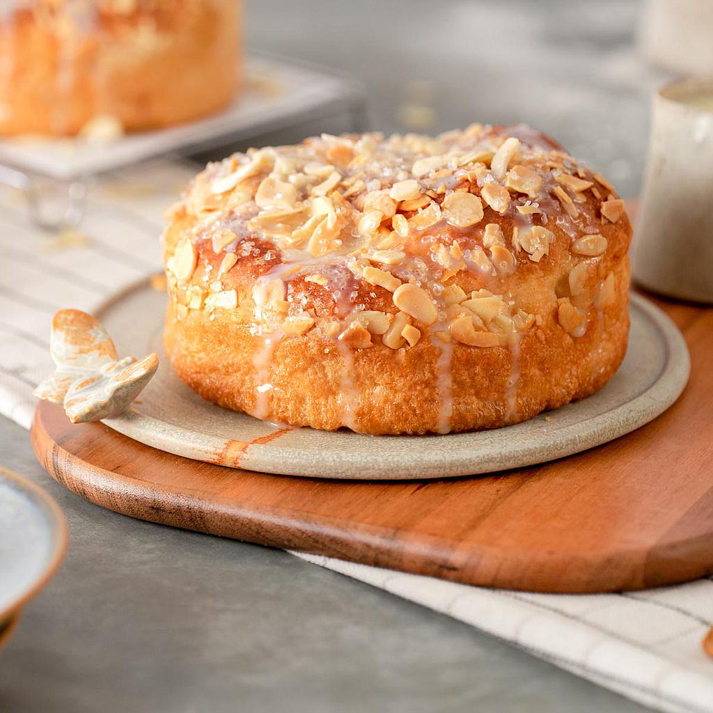 Brioche Amanteigado com Amêndoas