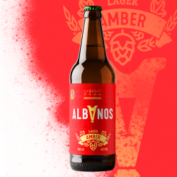 Cerveja Albanos Lager Amber 600ml