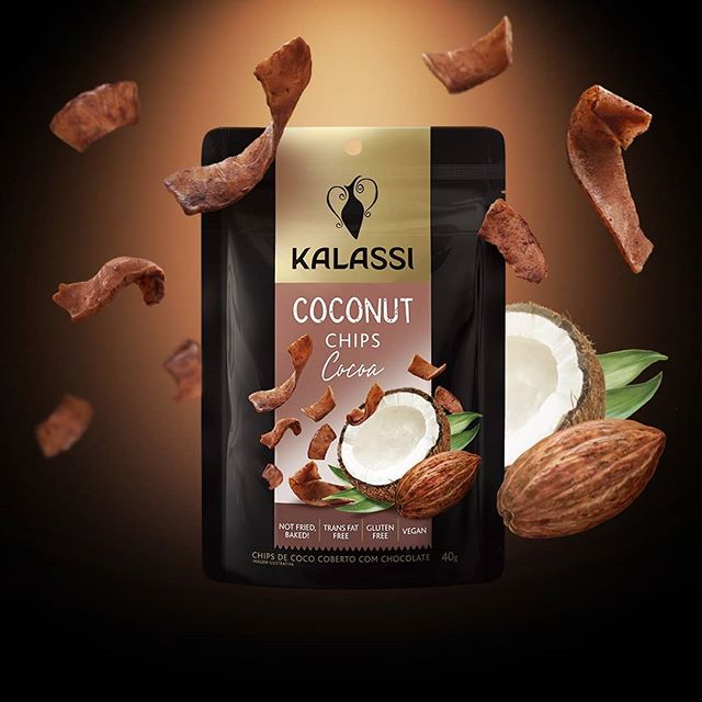 Coconut Chips Cocoa Kalassi 40gr