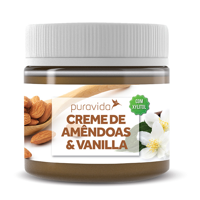 Creme de Amêndoas e Vanila Pura Vida 300gr