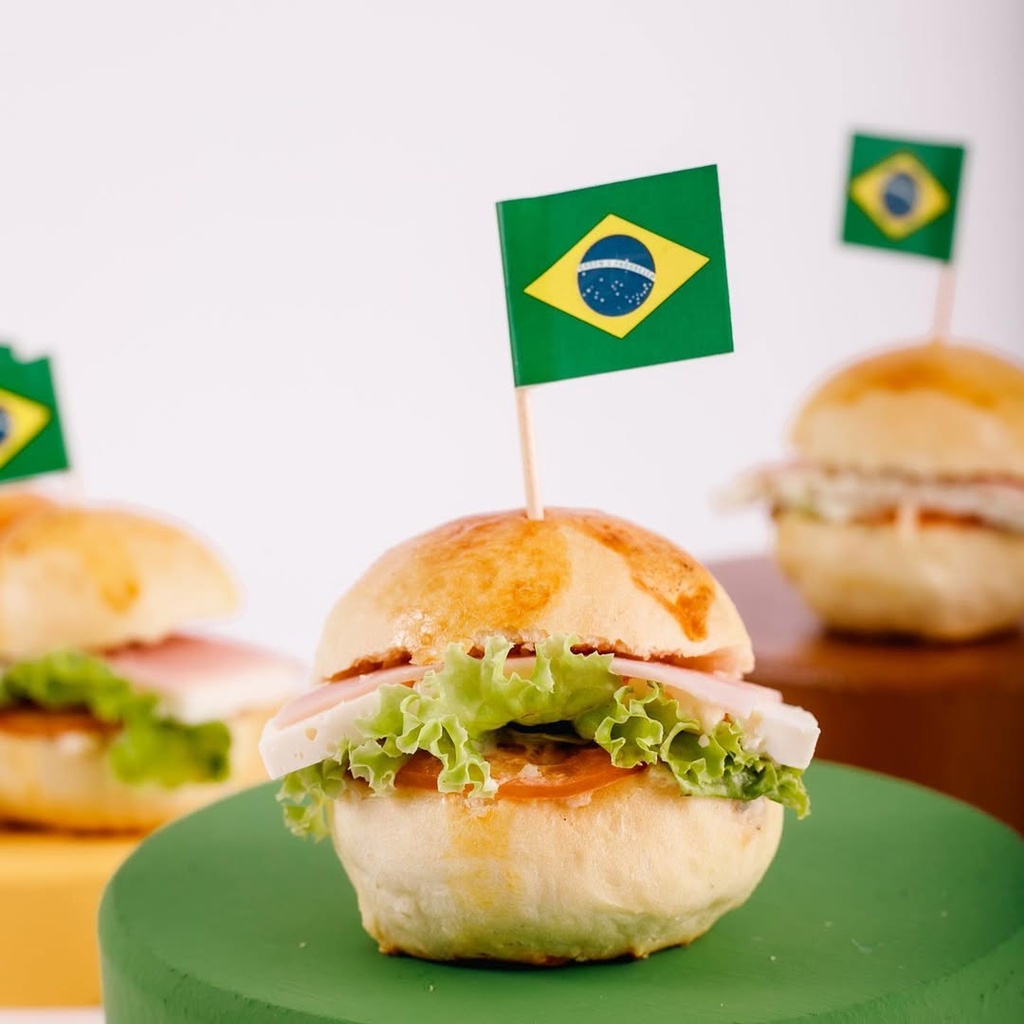 Mini Sanduíche Brasil - 4 un