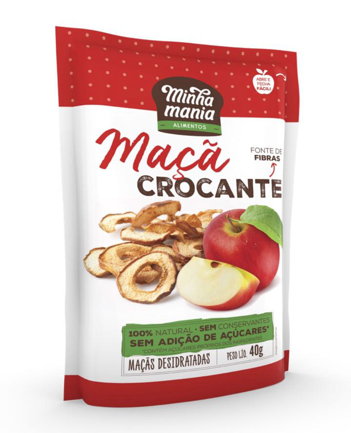 Maçã Desidratada Minha Mania 40gr