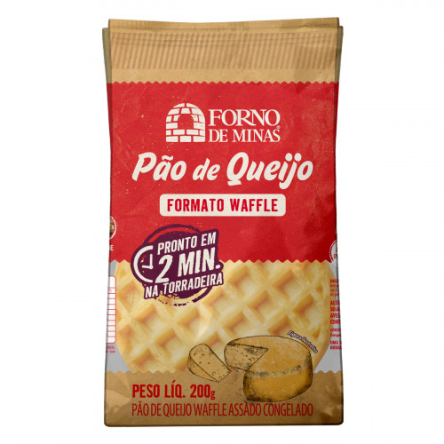 Pão de Queijo Waffle Forno de Minas 200gr
