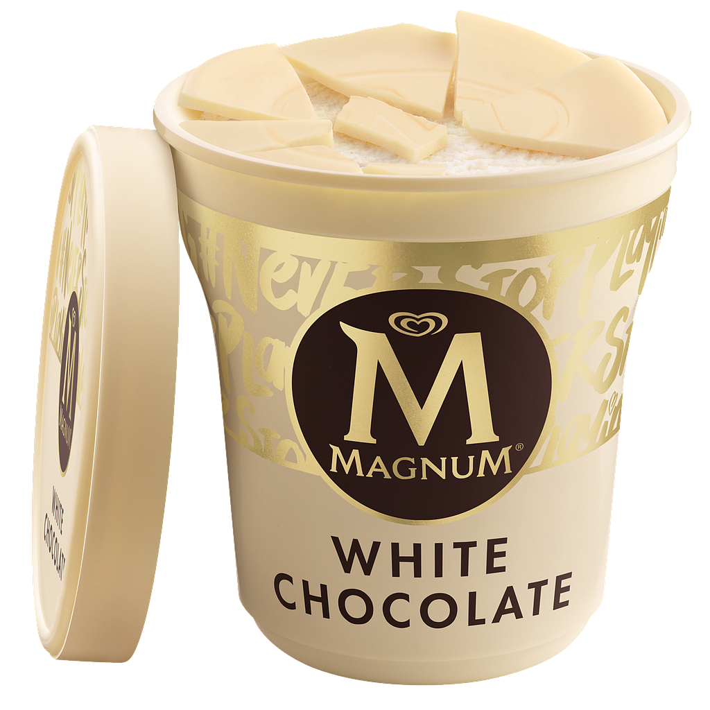Sorvete Clássico Magnum Chocolate Branco 440 ml