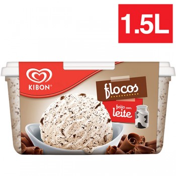 Sorvete Flocos Kibon 1,5lt