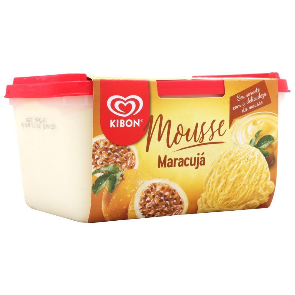 Sorvete Kibon Mousse de Maracujá 1,3lt