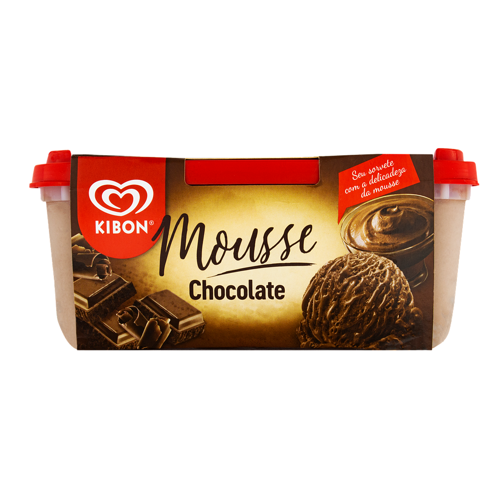 Sorvete Mousse Chocolate Kibon 1,3lt