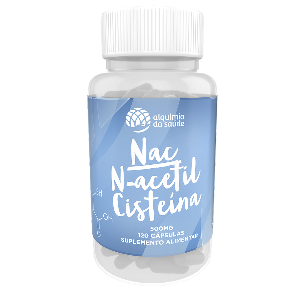 Suplemento Alimentar Nac N Acetil Cisteina Alquimia da Saúde 120caps 500mg