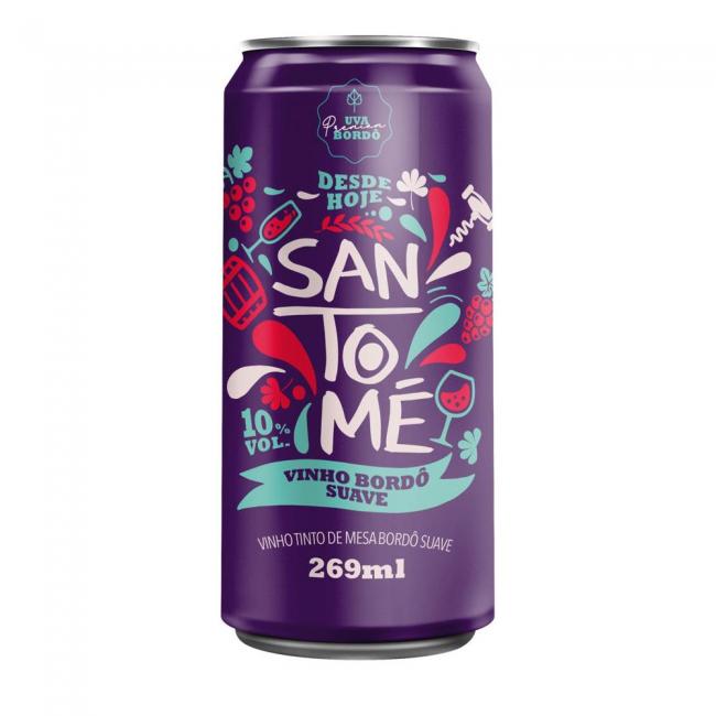 Vinho Bordô Suave Santomé 269 ml