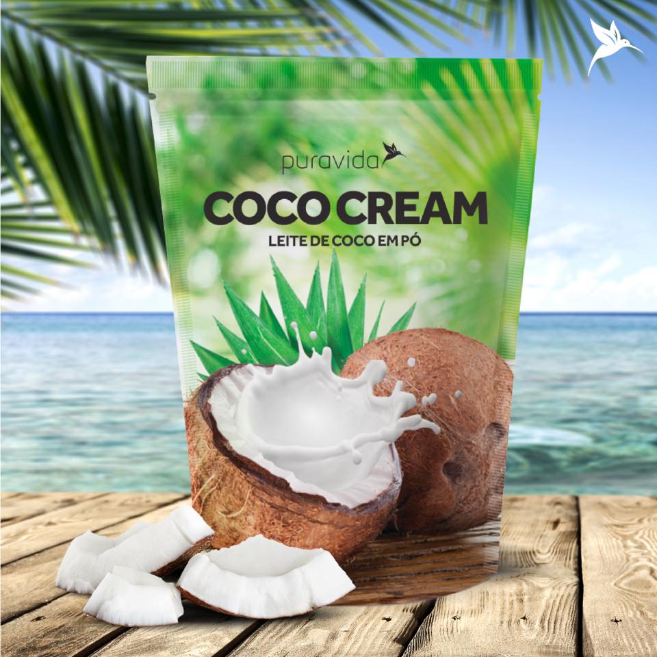 Coco Cream Leite de Coco em Pó PuraVida