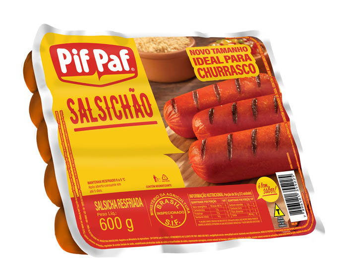 Salsichão Pif Paf 600gr