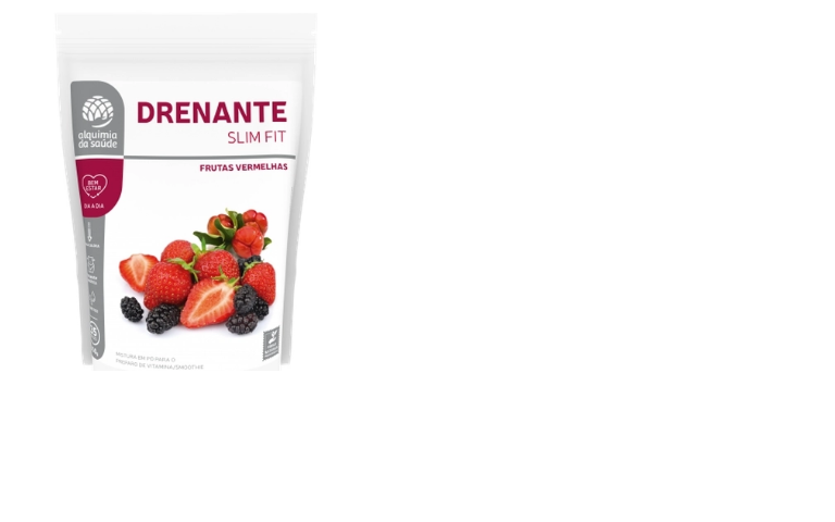 Drenante Slim Fit Alquimia da Saúde Frutas Vermelhas 350gr