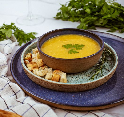 Caldo de Baroa com Frango