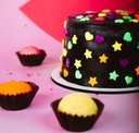 Combo Mini Torta Neon + Brigadeiros Neon