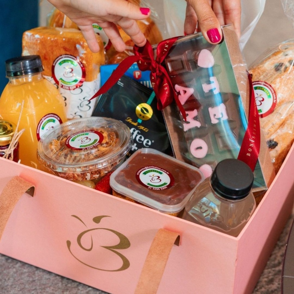 Box Café da manhã Gourmet - "Minha Mãe, merece!"
