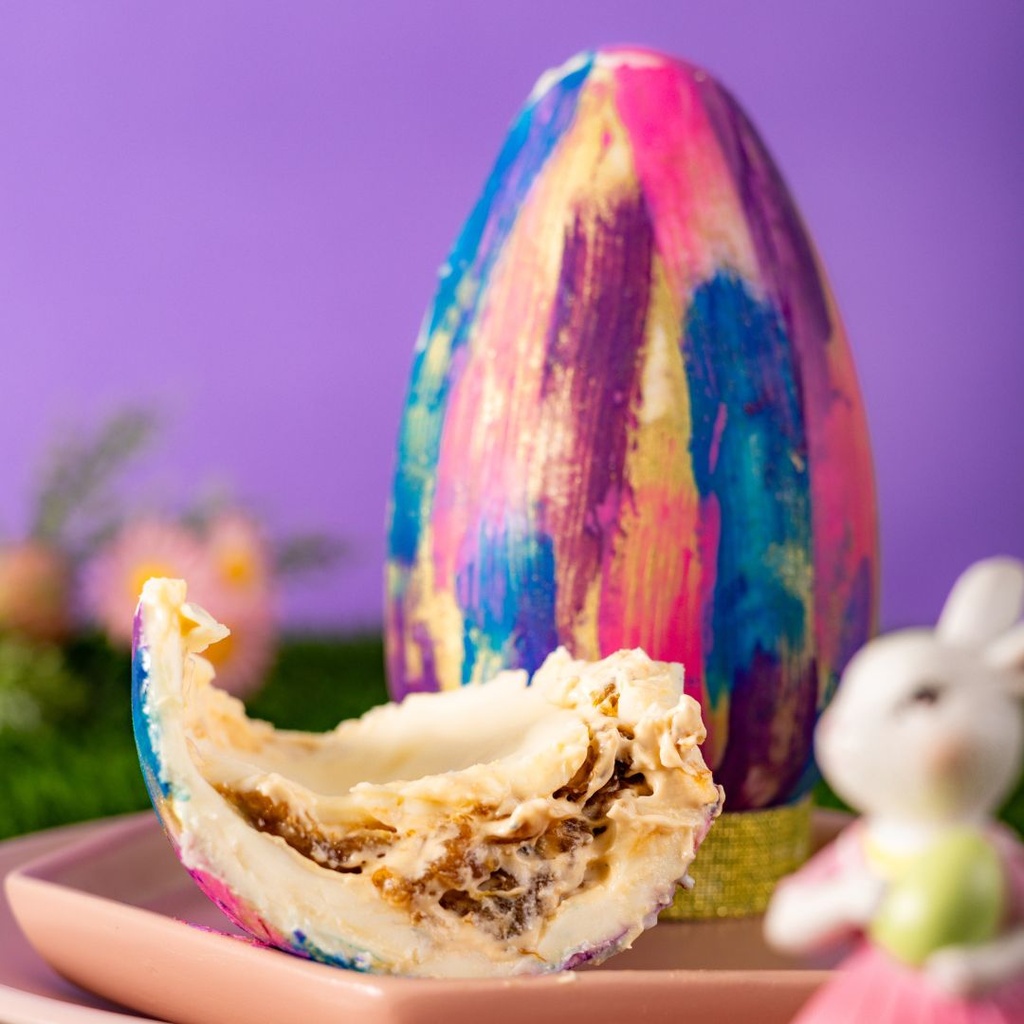 Ovo marmorizado  com Banana