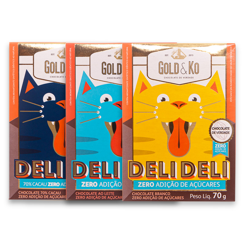 Chocolate DeliDeli Gold&amp;Ko 70gr