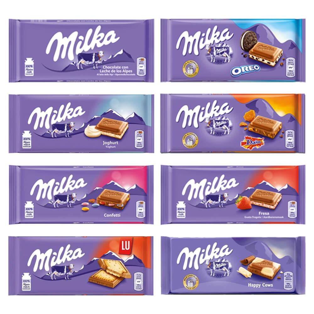 Chocolates Milka 100gr