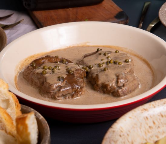 Steak Au Poivre Vert