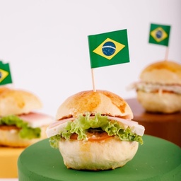 [140064] Mini Sanduíche Brasil - 4 un