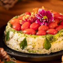 [145207] Mousse de Queijo ao Molho Pesto