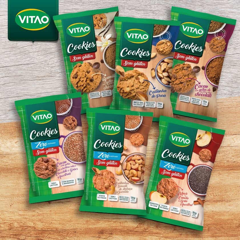 Cookies Integral Zero Açúcares Vitao 150gr