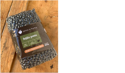 [142044] Feijão Preto Orgânico á vácuo Amor e Horta 600g