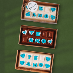 Barra de Chocolate Trufada - Te amo