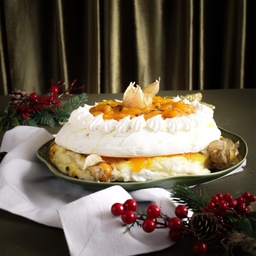 [147351] Pavlova de frutas amarelas